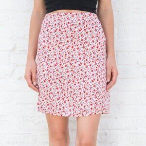 Brandy Melville Floral Knee Length Skirt
